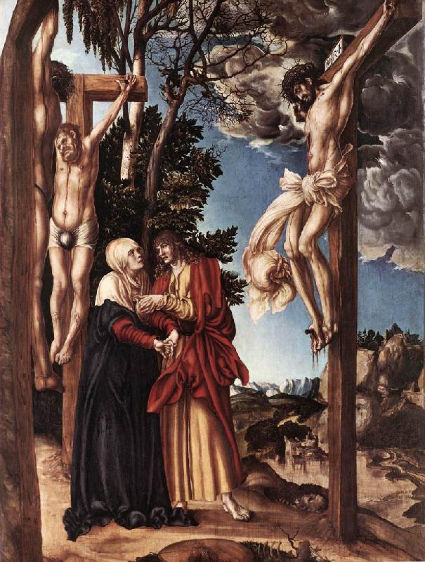 CRANACH, Lucas the Elder Crucifixion inso oil painting image